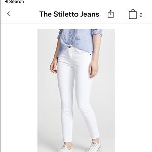 Current/Elliott stiletto sugar Jean